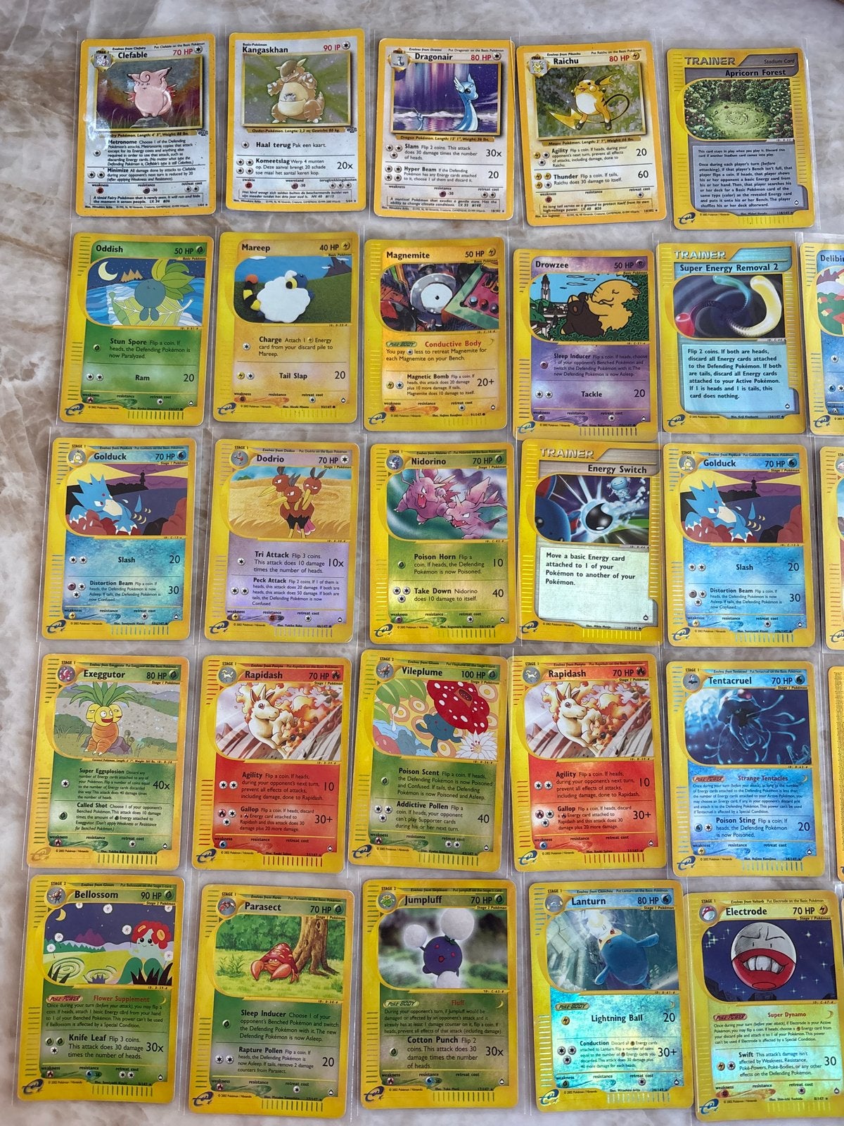 Pokémon kaarten - Diverse sets, Ophalen, Gebruikt, Meerdere kaarten