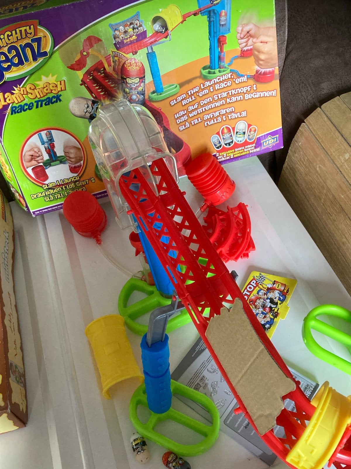 Mighty Beanz Slam Smash Race Track - Complete Set, Overige merken, Racebaan, Ophalen of Verzenden, Zo goed als nieuw