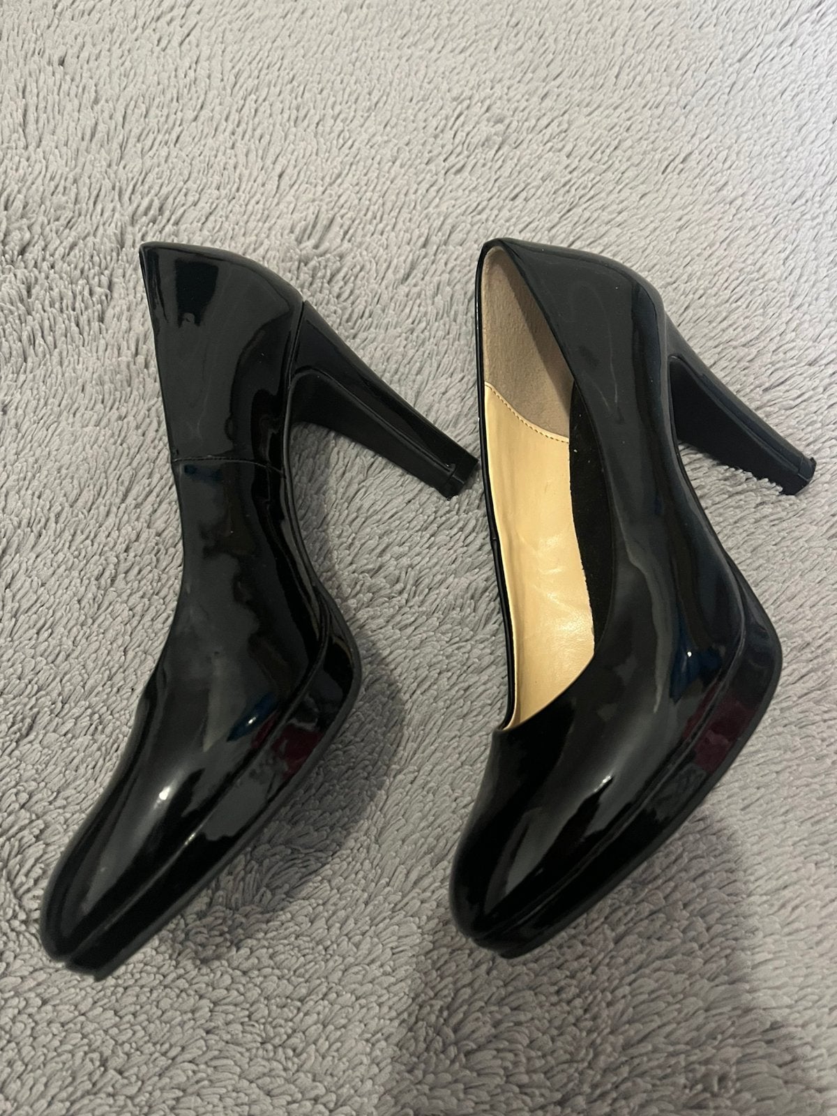 Hakken, Zwart, Ophalen of Verzenden, Zo goed als nieuw, Schoenen met hoge hakken