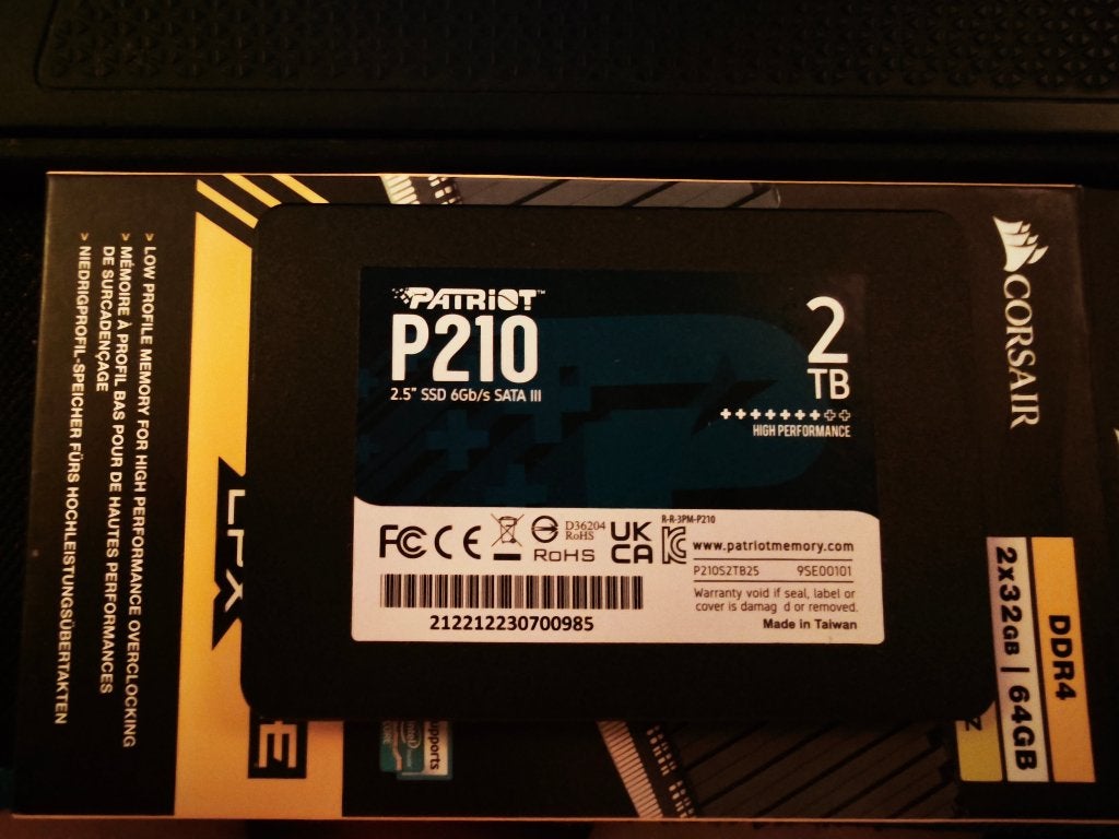 Patriot Memory P210 2TB, Computers en Software, Harde schijven, SSD, Zo goed als nieuw, Desktop, Patriot