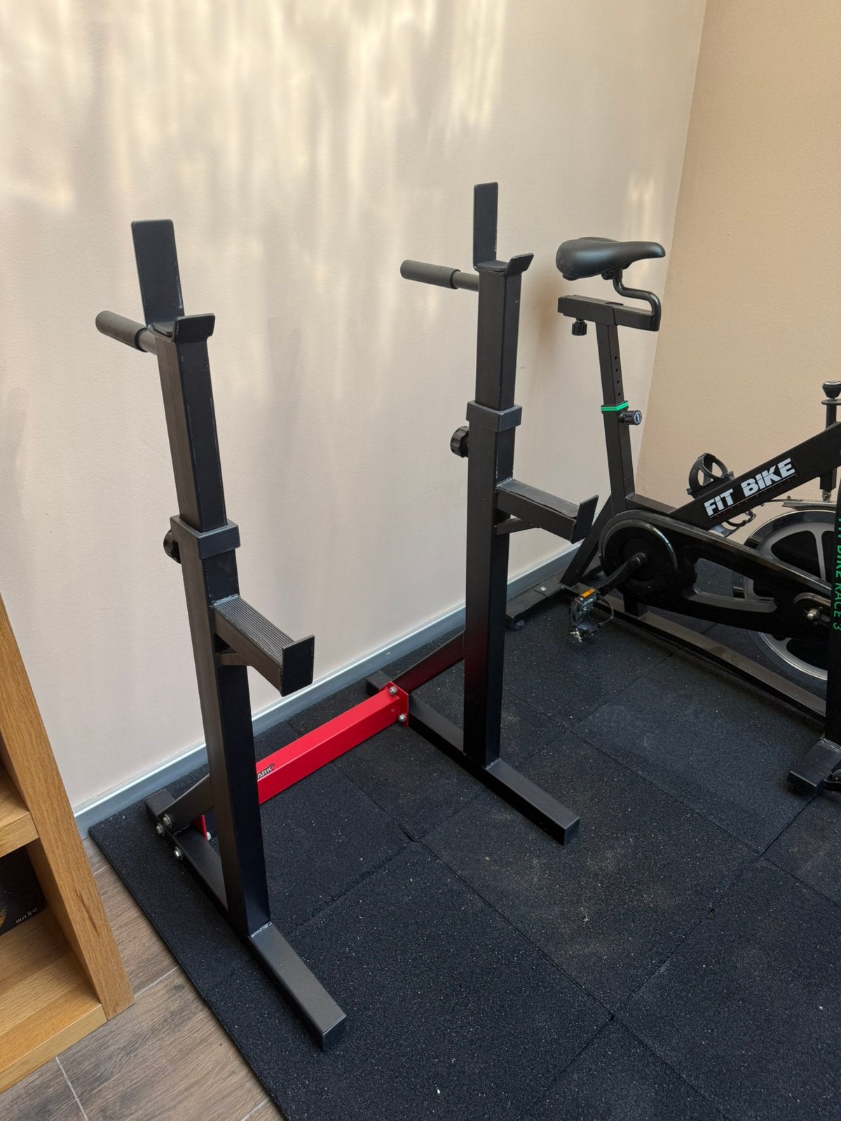 Halterbank set, Ophalen of Verzenden, Zo goed als nieuw, Fitnessbank