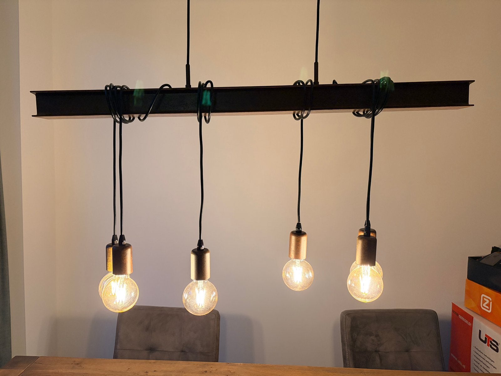 Hanglamp, Ophalen, Gebruikt