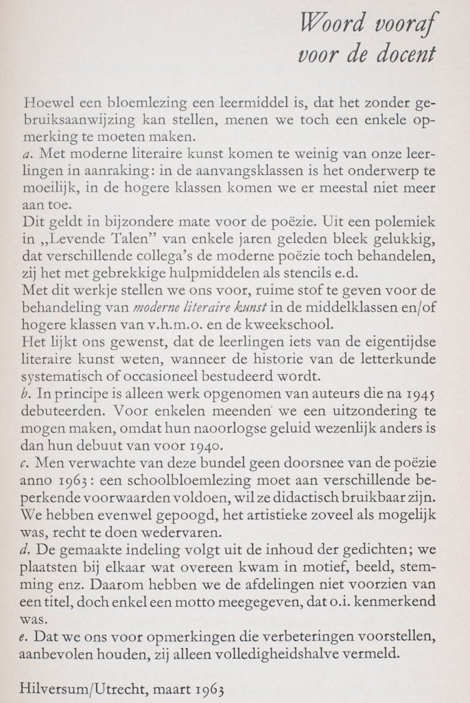 Dichtbundel Van de Morgen tot Morgen (1971) - Poëzie, Verzenden, Zo goed als nieuw