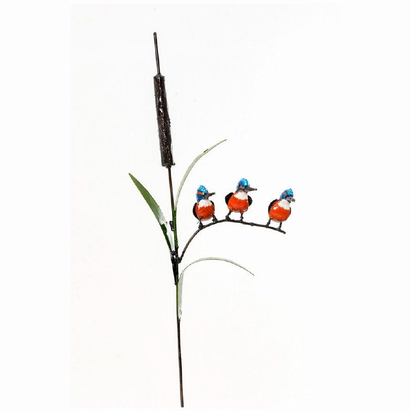 IJSVOGELTJES OP RIET TAK - STREET ART