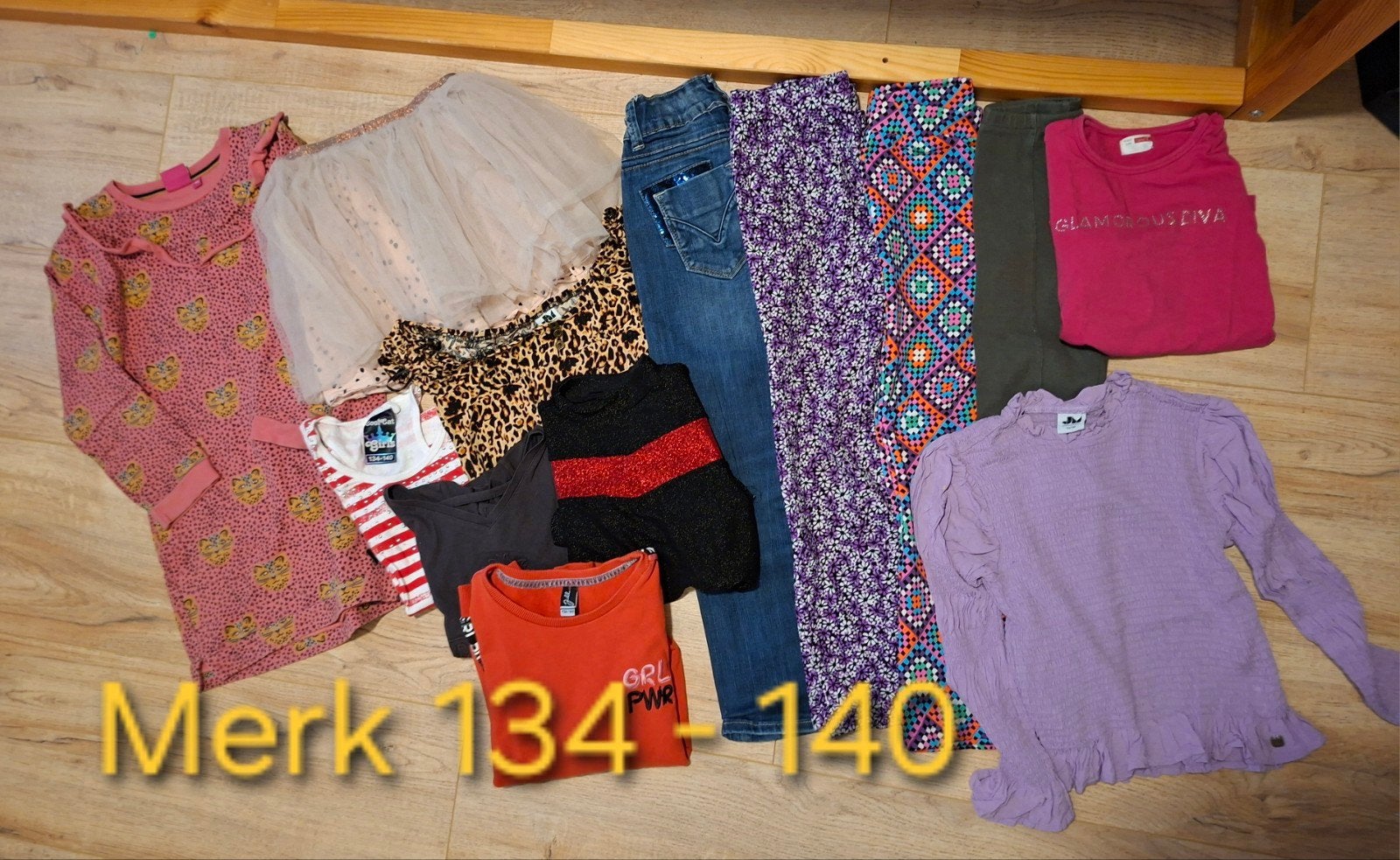 MERKKLEDING PAKKET 134 140, Overige typen, Europekids, Meisje, Ophalen of Verzenden