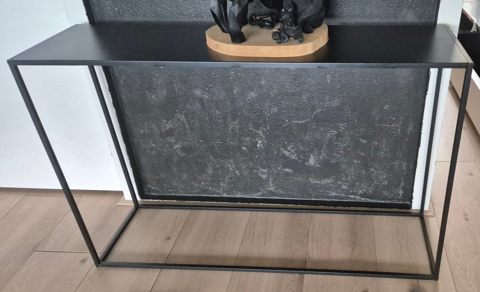 tafel zwart, Ophalen of Verzenden, Vrijstaande haard, Houthaard