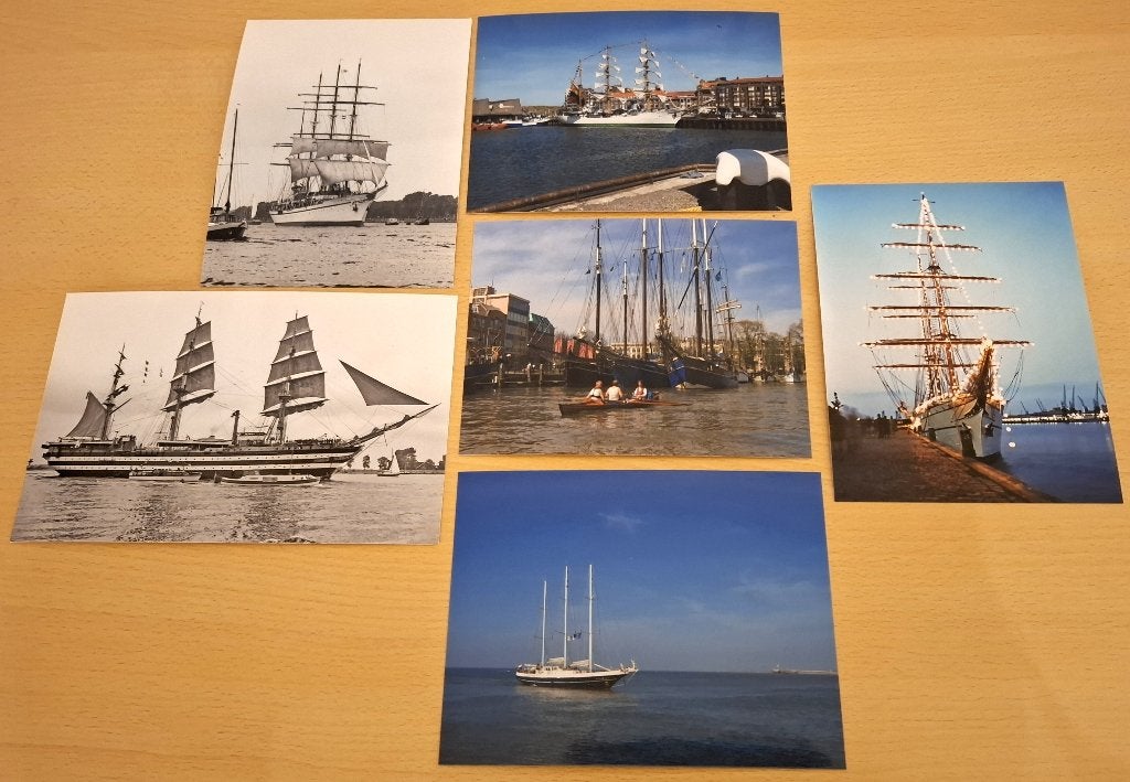 Foto's van zeilschepen, Verzenden, 1980 tot heden, Foto, Nieuw