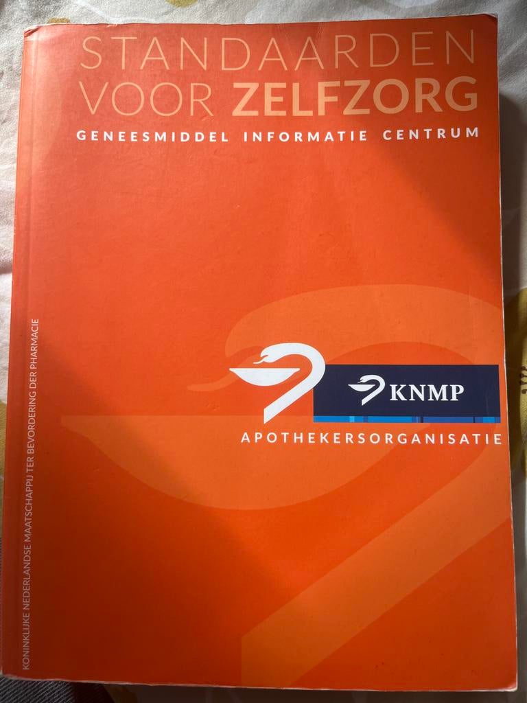 Standaarden voor Zelfzorg: Apotheek Naslagwerk, Ophalen of Verzenden, Beta, Zo goed als nieuw, MBO