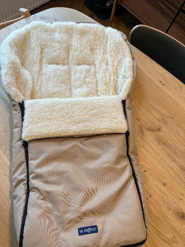 Voetenzak kinderwagen wol, Zo goed als nieuw, Voetenzak, Ademend, Overige merken