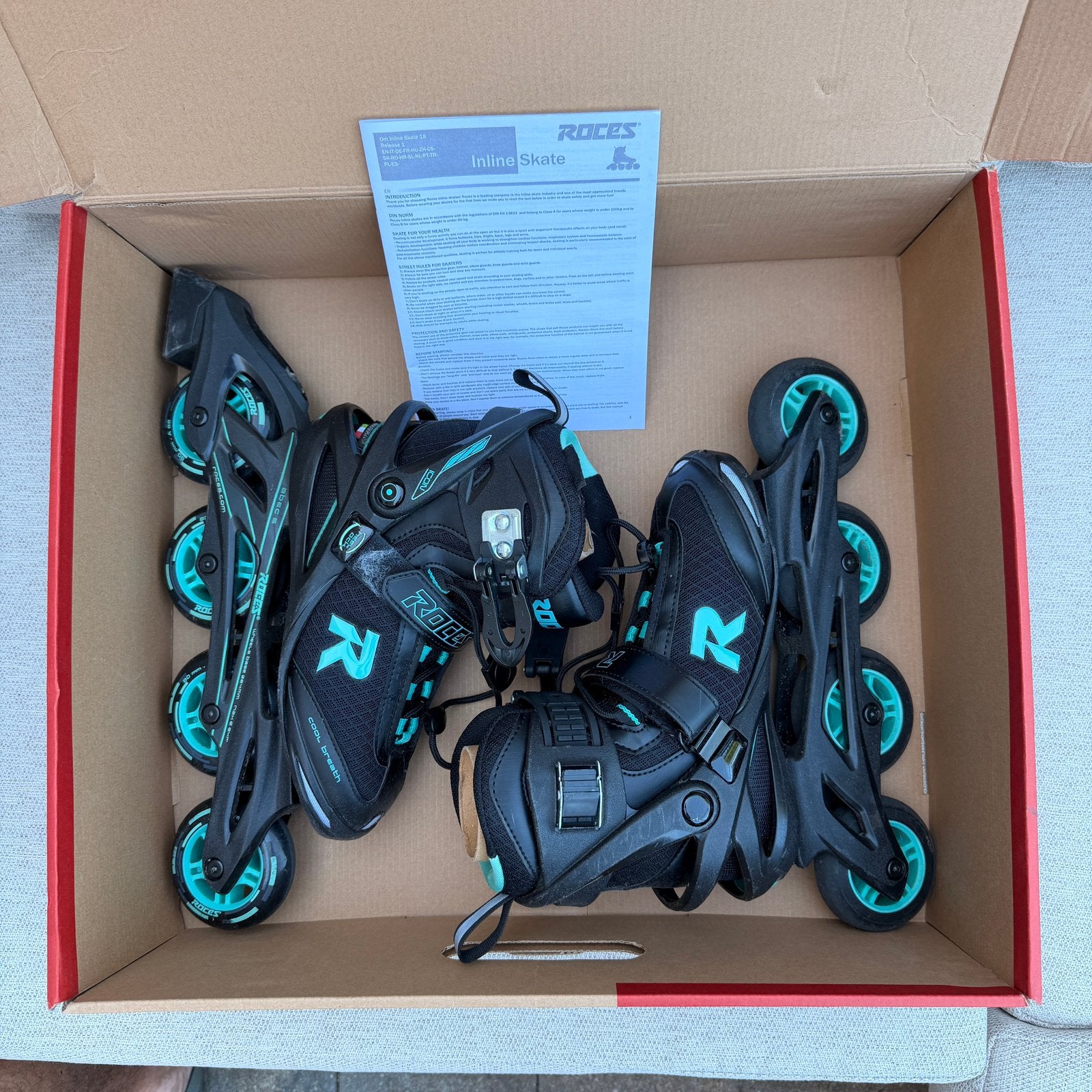 Roces Icon W inline skates maat 37 in originele doos, Sport en Fitness, Skeelers, Ophalen, Roces, Zo goed als nieuw, Inline skates 4 wielen