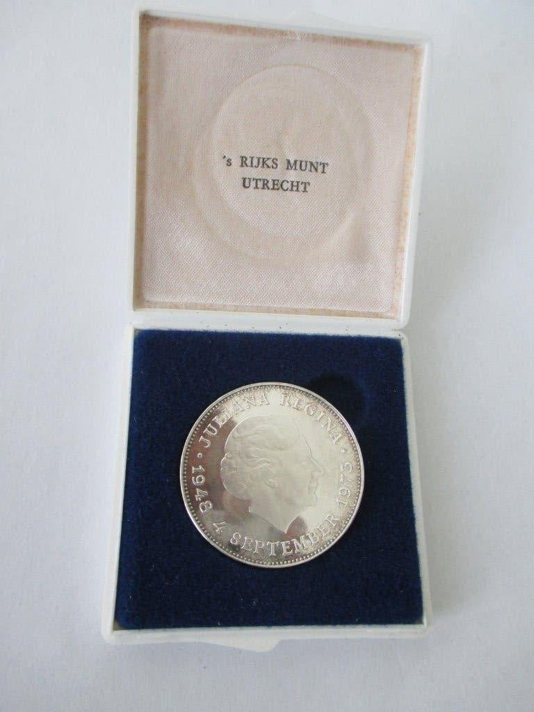 10 gulden 1973, Koningin Juliana, Setje, Zilver, Ophalen of Verzenden