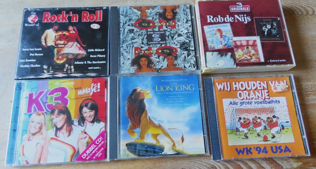 Orginele cd's, Ophalen, Gebruikt, Overige genres, Overige typen