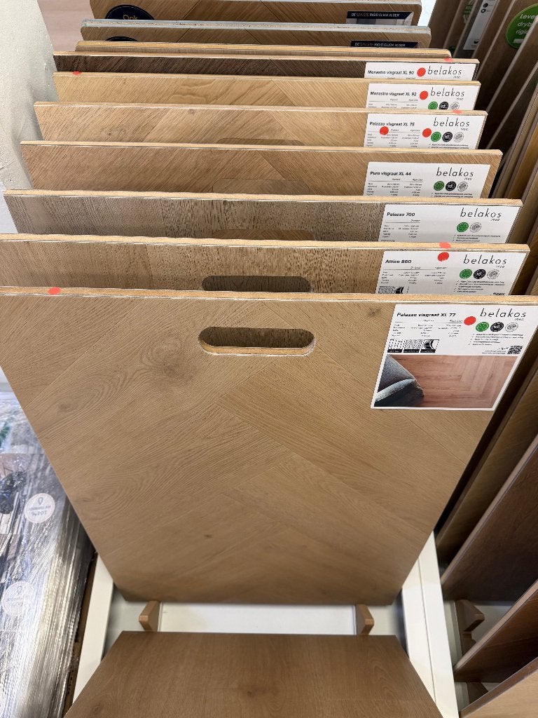 BELAKOS PVC VLOEREN | VISGRAAT | KLIK PVC | PLAK PVC DEALS, Ophalen of Verzenden, Nieuw, 75 m² of meer, Parket