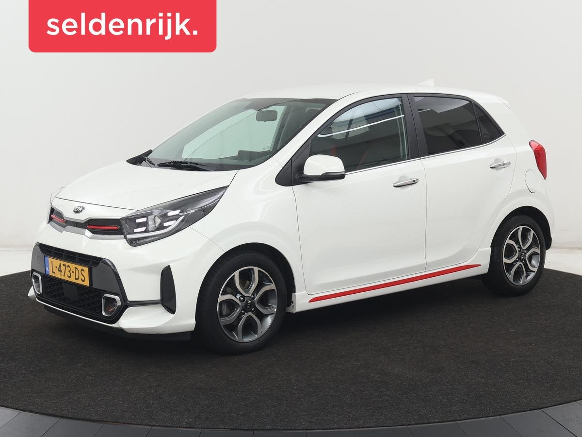 Kia Picanto 1.0 DPi GT-Line | Leder | Carplay | Camera | Nav, Auto's, Kia, Voorwielaandrijving, Gebruikt, 4 stoelen, Automatische klimaatregeling
