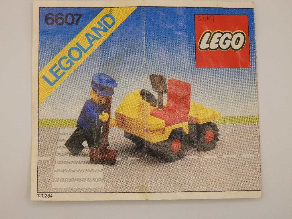 Lego 6607 Vintage Service Truck, Compleet, Gebruikt, Lego, Ophalen of Verzenden
