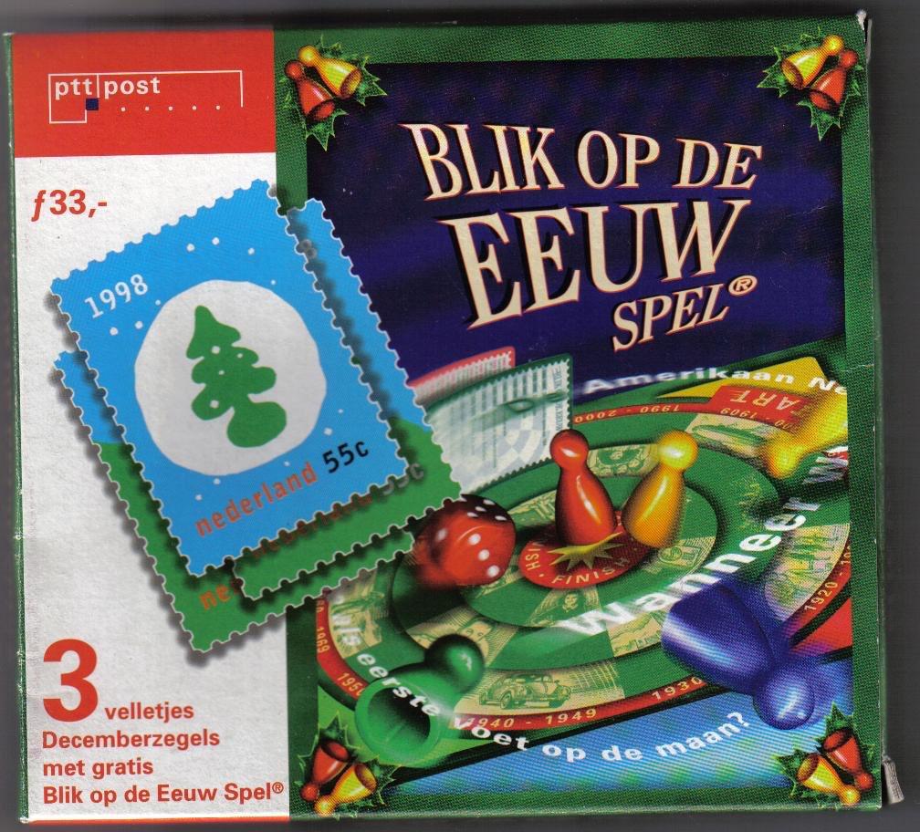Blik op de Eeuw spel / reisuitvoering, Een of twee spelers, Ophalen of Verzenden, Zo goed als nieuw, Reisspel