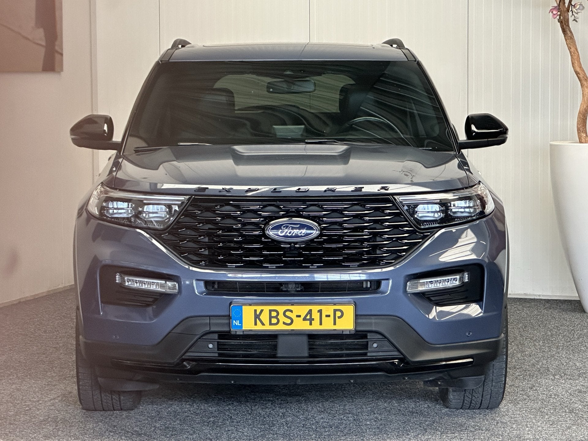 Ford Explorer 3.0 V6 ECOBOOST PHEV ST-LINE 7 PERSOONS NAVIGA, Automaat, Dealer onderhouden, Gebruikt, Blauw