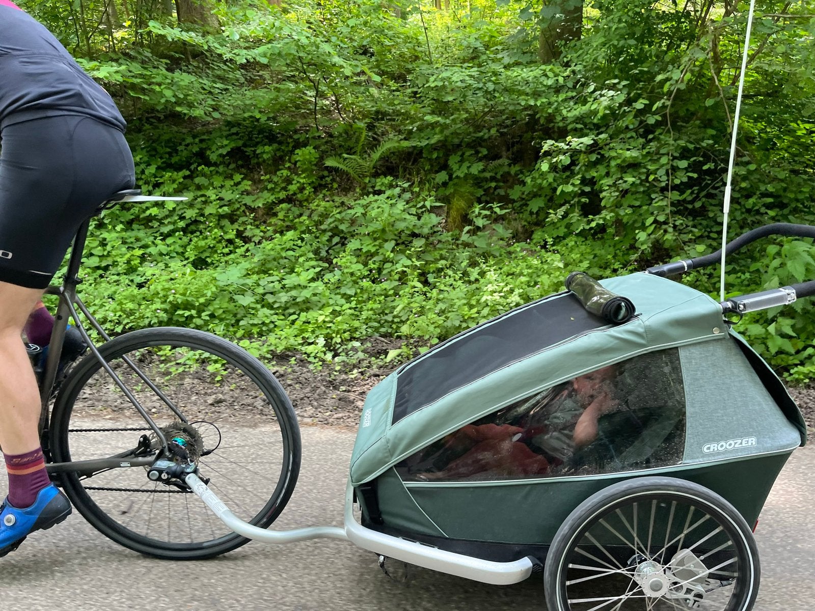Croozer Vaaya 2 fietskar, Ophalen, Gebruikt, Opvouwbaar, Kinderkar