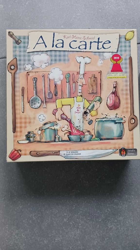 A la Carte bordspel - Kookspel voor het hele gezin, Een of twee spelers, Ophalen of Verzenden, Zo goed als nieuw, Heidelberger Spieleverlag