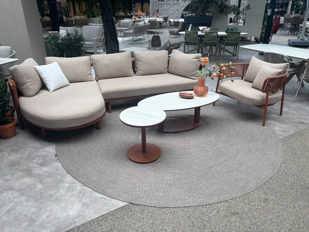 Yoi | Loungeset Santiago | Showroommodel, Ophalen, 4 zitplaatsen, Aluminium, Loungeset