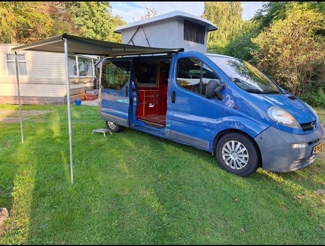 Te koop Opel Vivaro buscamper, Overige merken, Chemisch toilet, Buscamper of Camperbus, Tot en met 2