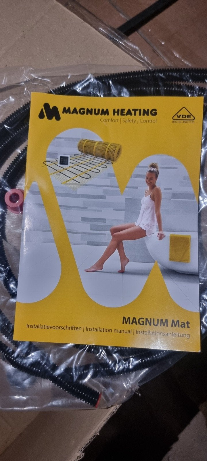 MAGNUM Mat Elektrische Vloerverwarming met WiFi Thermosta, Minder dan 30 cm, Overige typen, Nieuw, Minder dan 60 cm