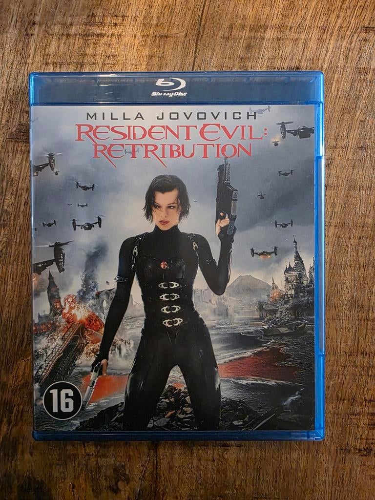 Resident Evil Retribution Blu-ray, Cd's en Dvd's, Blu-ray, Gebruikt, Horror, Ophalen of Verzenden