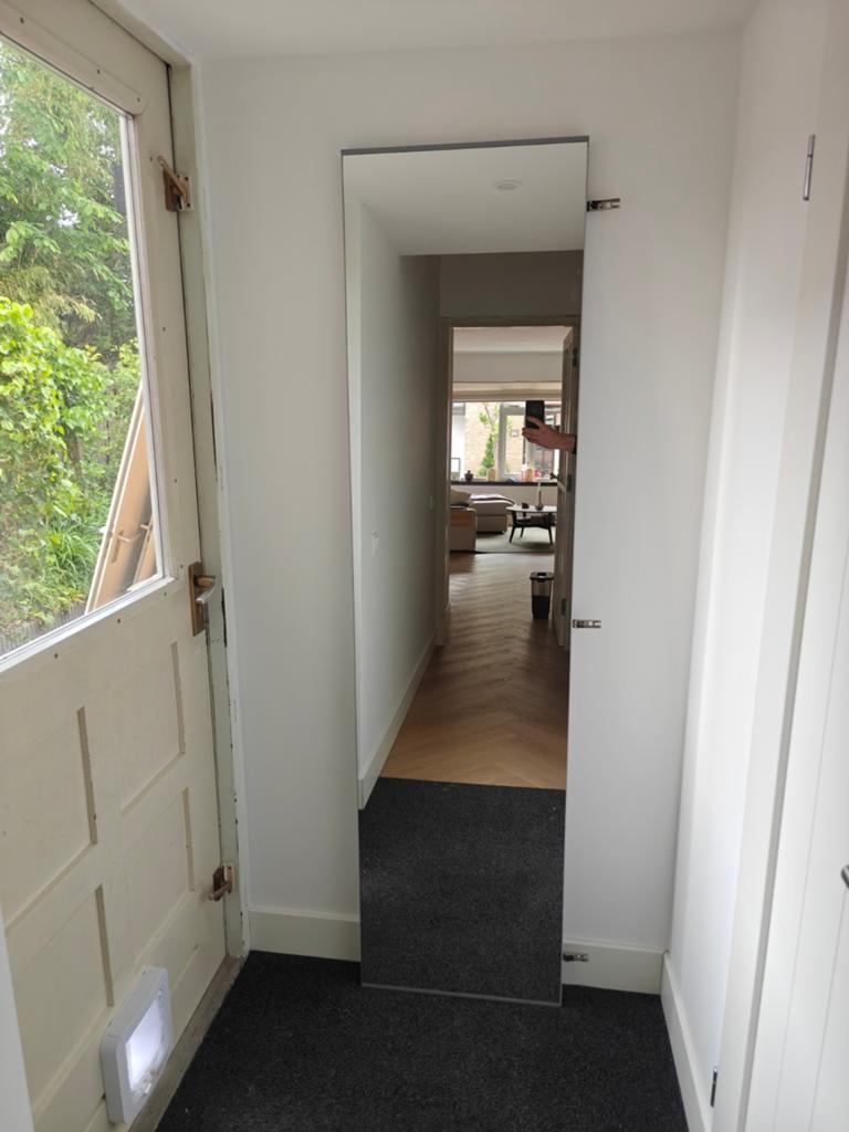 Ikea Pax spiegeldeur 50x195 cm met scharnieren, Huis en Inrichting, Kasten | Kledingkasten, Ophalen of Verzenden, Zo goed als nieuw