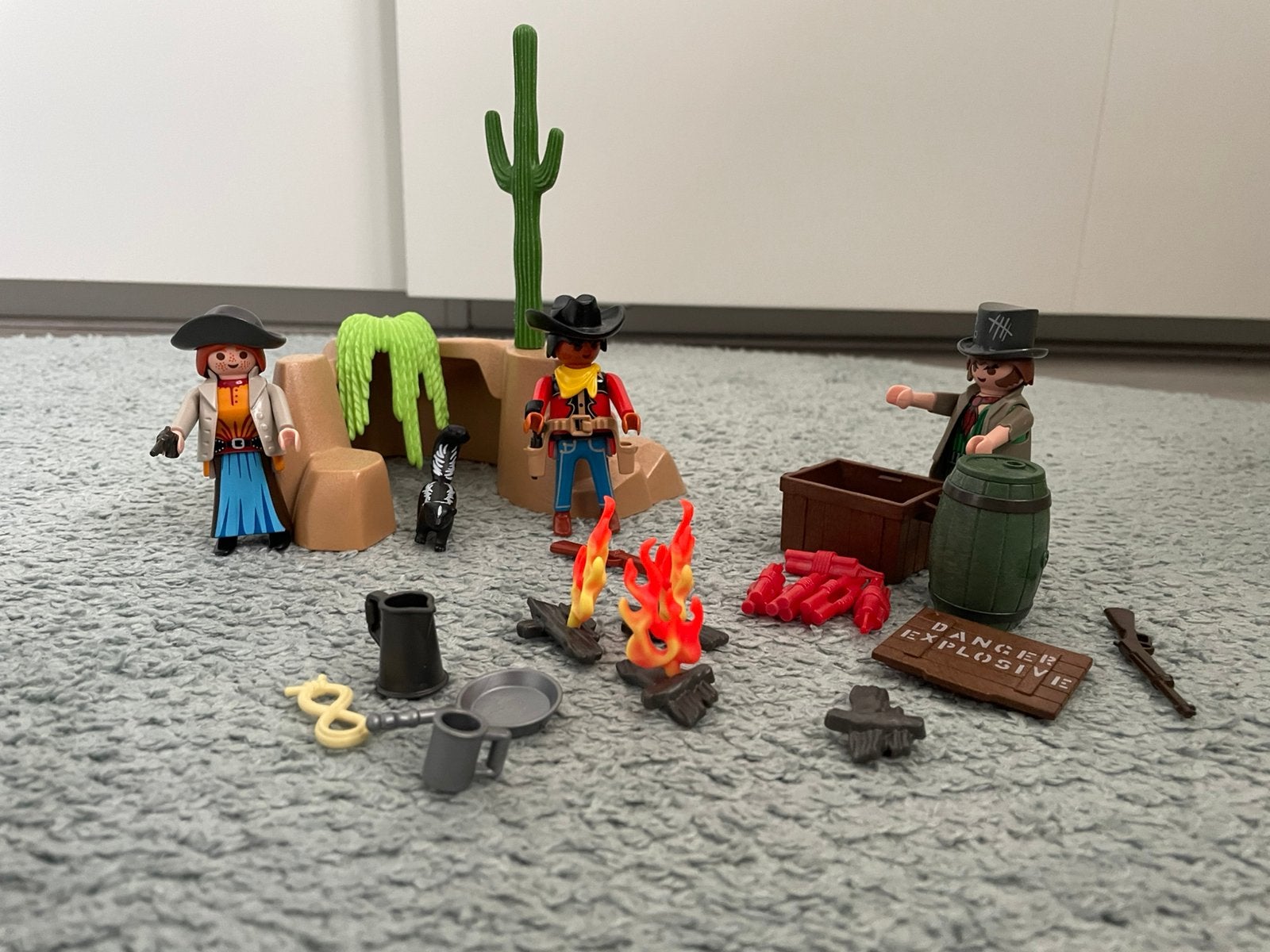 Playmobil cowboy set, Ophalen of Verzenden, Zo goed als nieuw