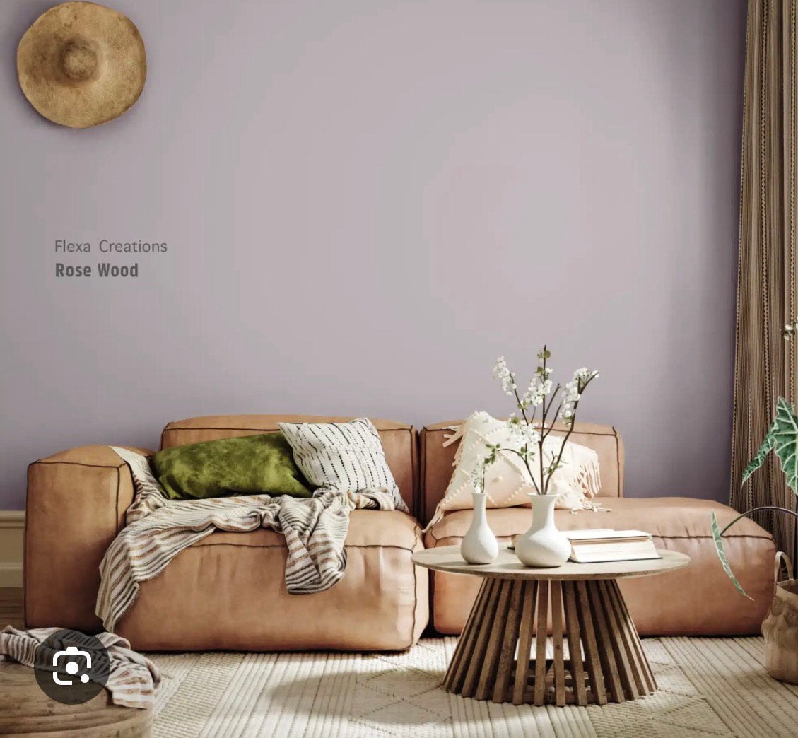 Flexa Creations Muurverf Extra Mat - Rose Wood 1L, Ophalen, Paars, Nieuw, Verf