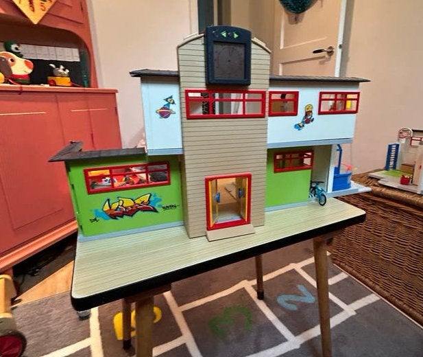 Playmobil School met Gymzaal en veel accessoires, Ophalen of Verzenden, Zo goed als nieuw, Jongen of Meisje