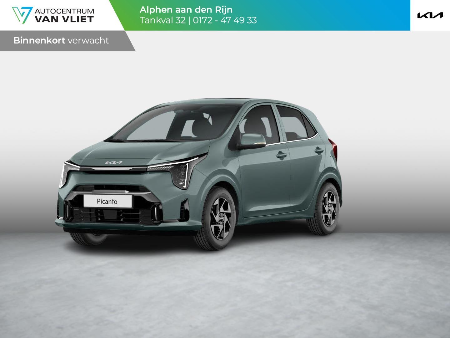 Kia Picanto 1.0 GDi DynamicLine | Actieprijs* | 4p. | Navi., Auto's, Stof, 68 pk, Bedrijf, Nieuw