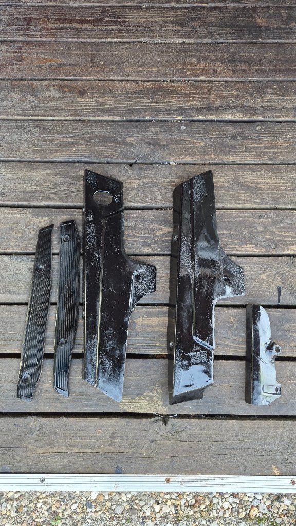 Tomos kappen set 1990 -S25.en ketting plaat, Ophalen of Verzenden, Gebruikt, Kap, Overige merken