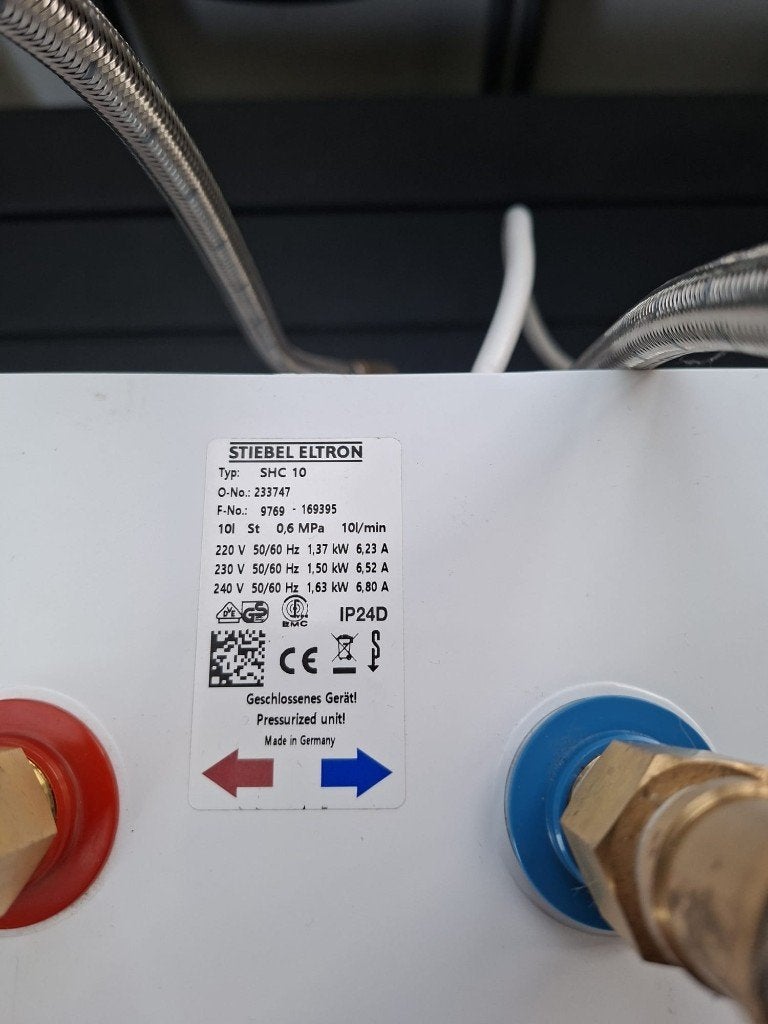 Stiebel eltron shc close in boiler 10 liter, Ophalen, Gebruikt, Boiler, Minder dan 3 jaar oud