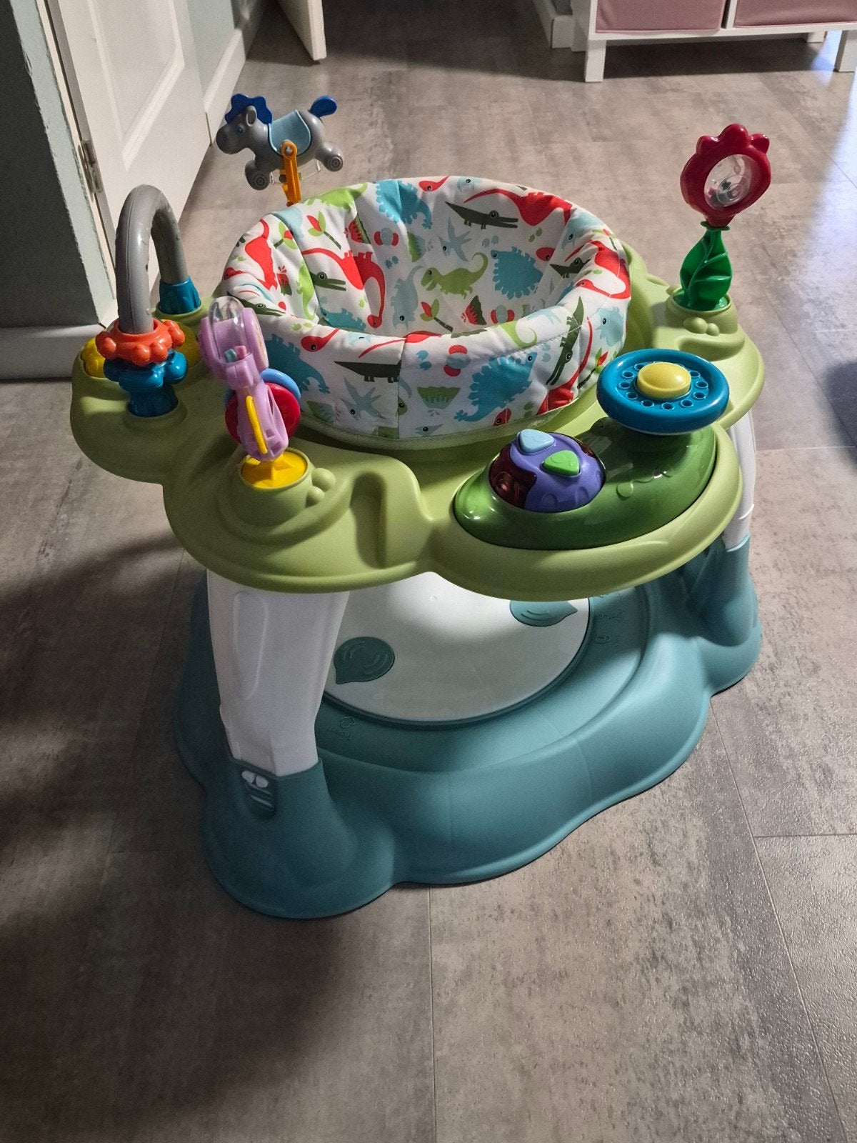MamaLoes Jolly Green Activity Center - 2 maanden oud Baby Ac, Ophalen, Zo goed als nieuw, Overige typen, Met licht