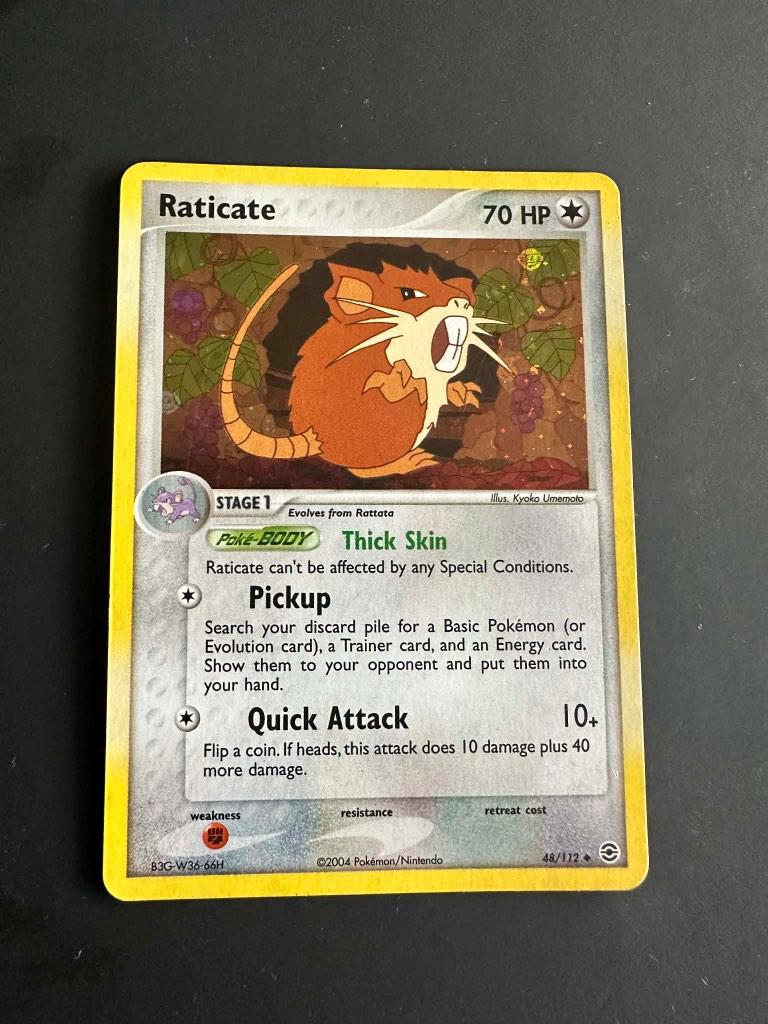 Raticate - EX FireRed & LeafGreen, Ophalen of Verzenden, Gebruikt, Losse kaart, Foil