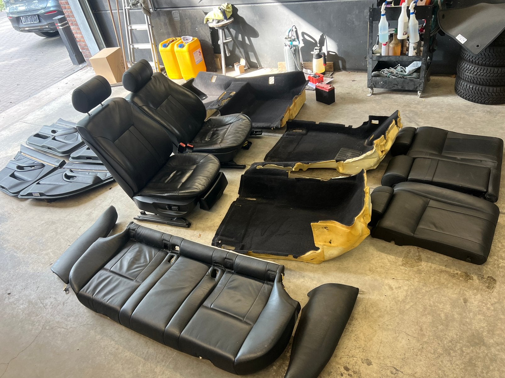 BMW E39 Touring interieur Zwart Leer Lifestyle Edition compl, Ophalen, BMW