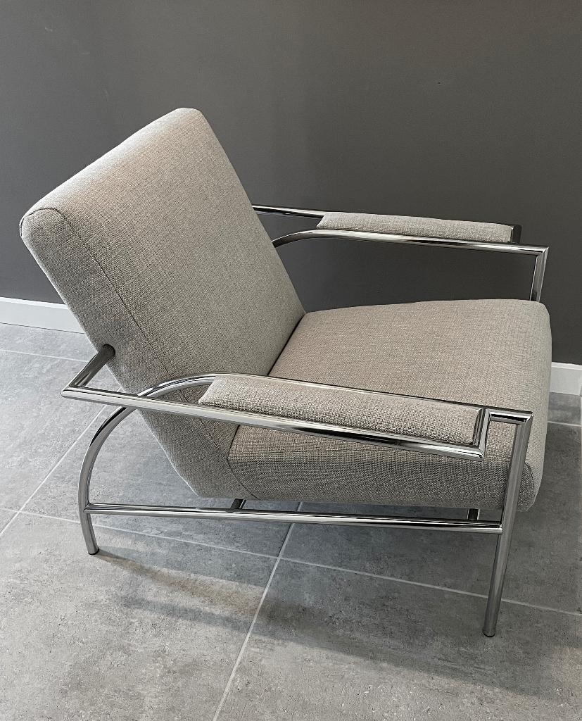 Gelderland fauteuil 4735 Nederlands design, Huis en Inrichting, Fauteuils, Gebruikt, Metaal, Stof, 50 tot 75 cm, 75 tot 100 cm