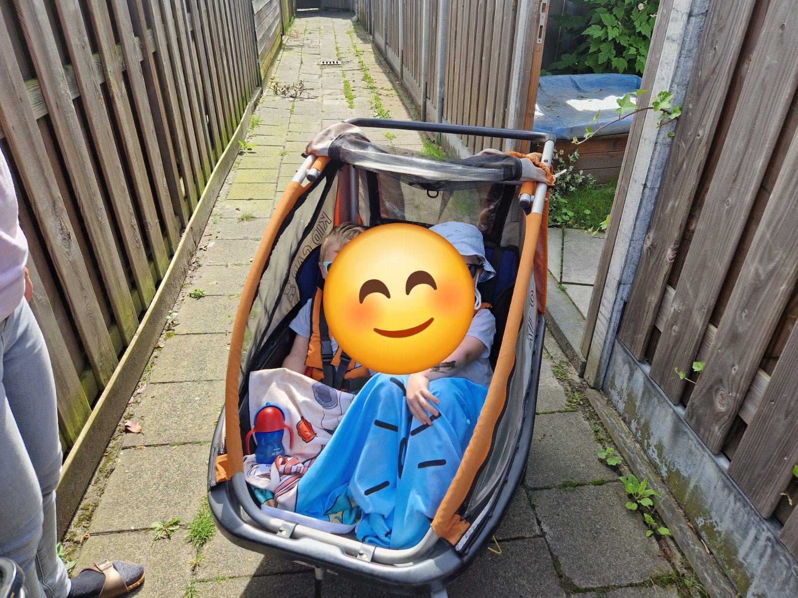 Fietskar Kid Car Comfort, Ophalen, Gebruikt, Opvouwbaar, 20 tot 40 kg