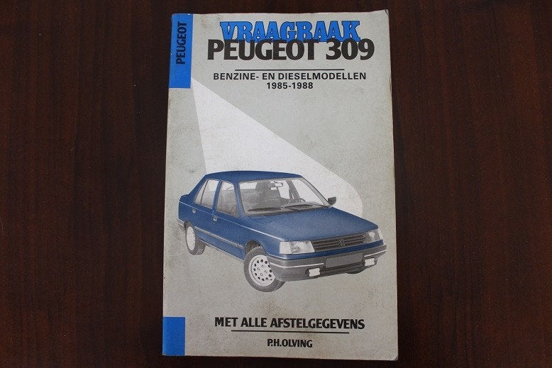 Peugeot 309 1985 - 1988 diesel en benzine vraagbaak, Ophalen of Verzenden