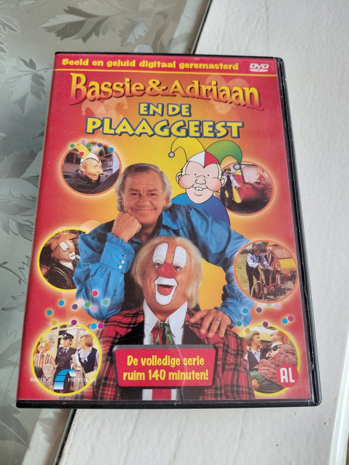 Bassie en Adriaan & De Plaaggeest dvd., Alle leeftijden, Tv-serie, Ophalen of Verzenden, Zo goed als nieuw