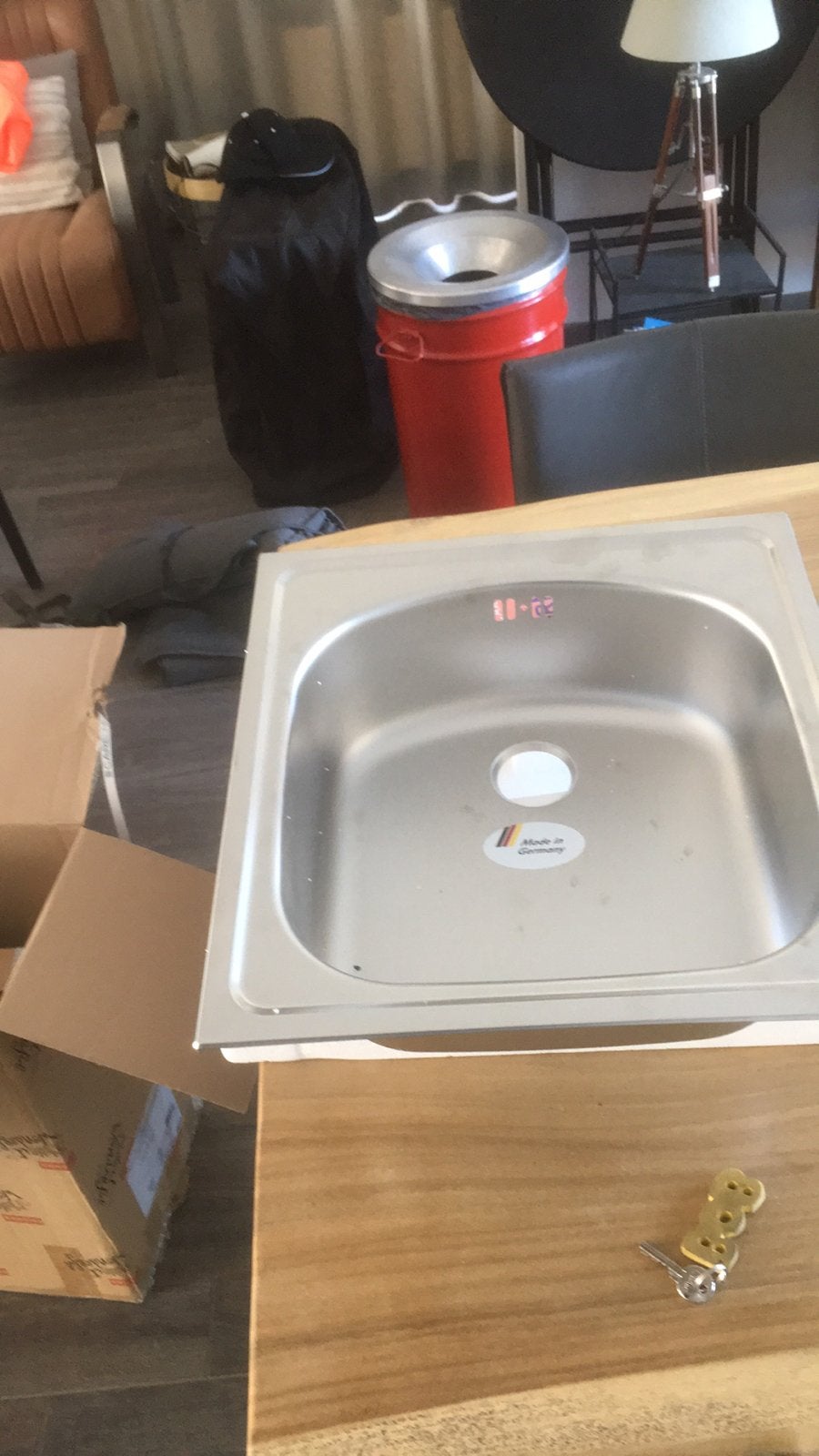 Inbouw spoelbak nieuw, Huis en Inrichting, Keuken | Keukenelementen, Zo goed als nieuw, Minder dan 100 cm, 25 tot 50 cm, 50 tot 100 cm
