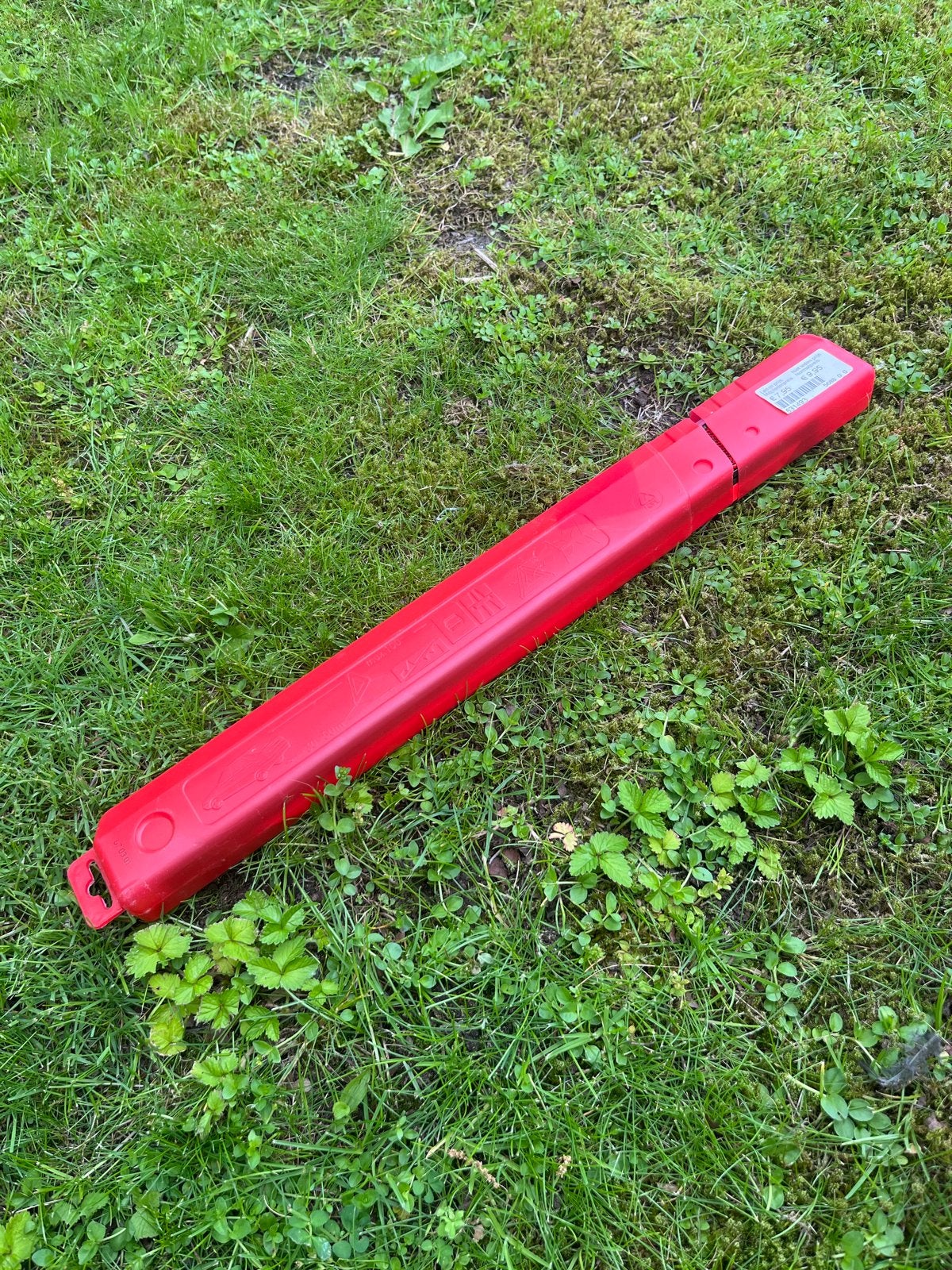 Gevarendriehoek in handige opbergkoker, Ophalen, Zo goed als nieuw