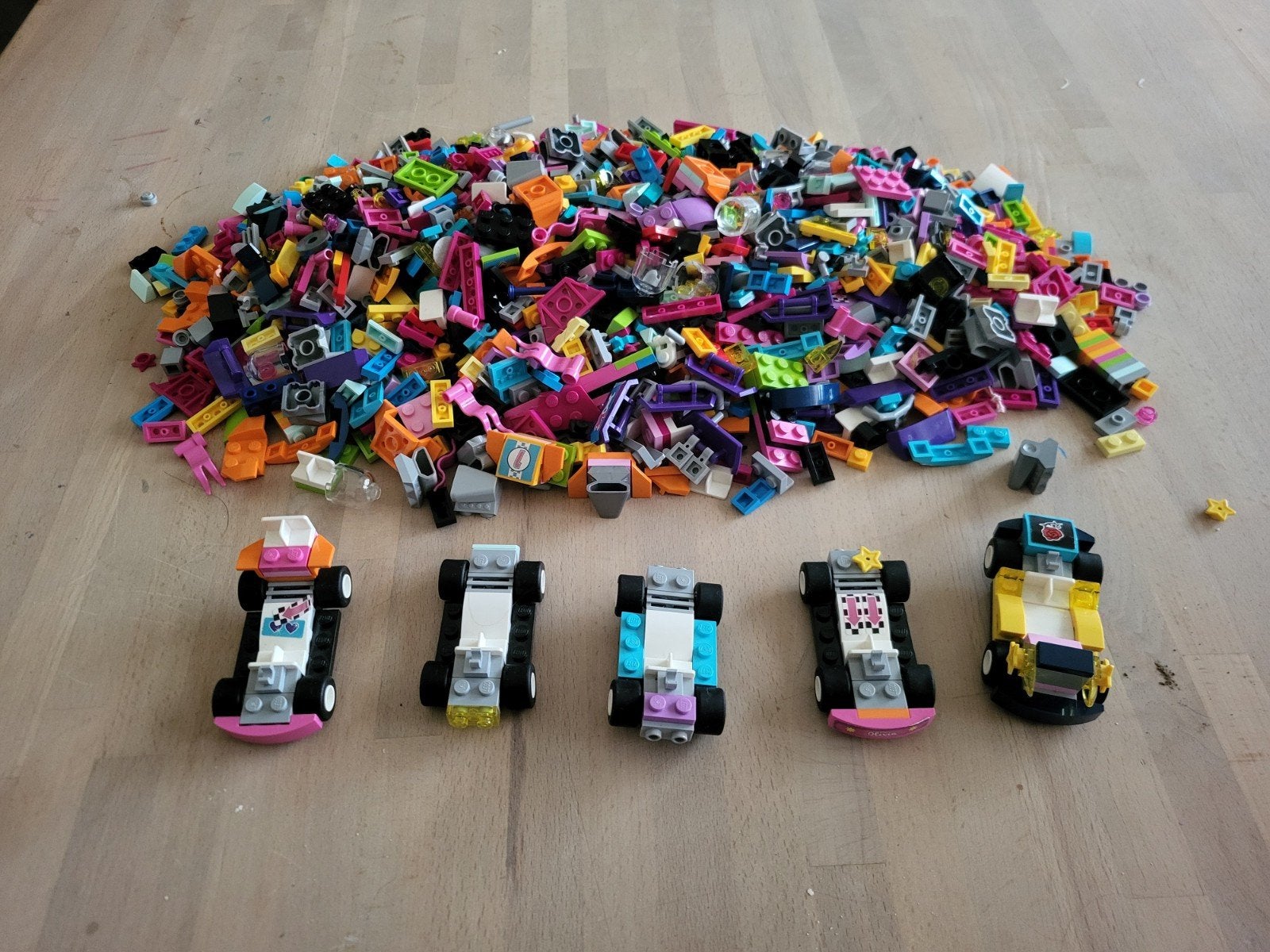 Auto bouwset klein Lego, Ophalen of Verzenden, Zo goed als nieuw