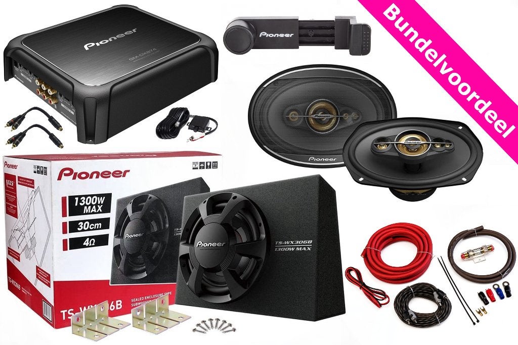 Complete PIONEER Audio Set Speakers + Subwoofer + Versterker, Auto diversen, ., Nieuw, Ophalen of Verzenden, .