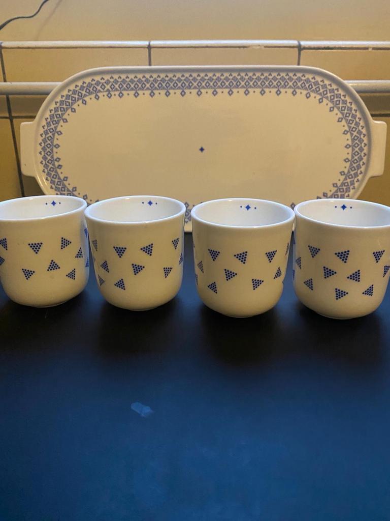 Nieuw Mr & Mrs Clynk porseleinen dienblad met 6 bakjes, Huis en Inrichting, Keuken | Servies, Overige typen, Nieuw, Ophalen of Verzenden