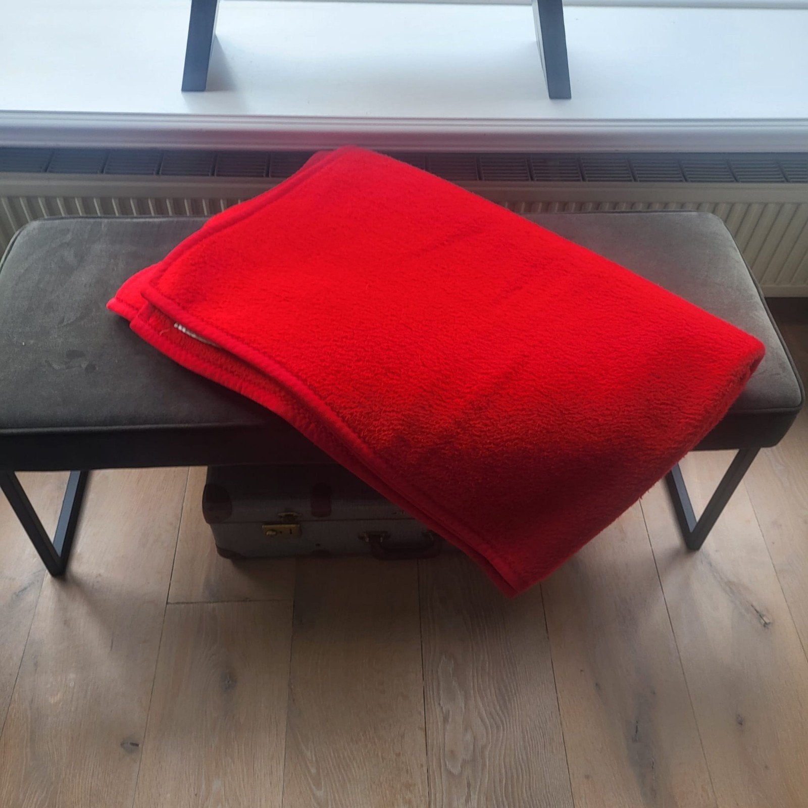 Didas Dralon deken rood 200x160, Rood, Gebruikt, Acryl, 200 cm