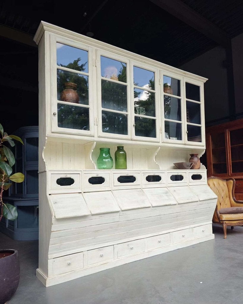 Geweldige antieke Winkelkast | Hoge Apothekerskast  #3942, Antiek en Kunst, Ophalen of Verzenden