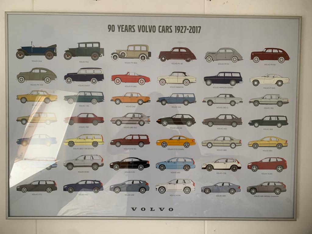 Poster Volvo 1927-2017 Gratis OPHALEN, Ophalen