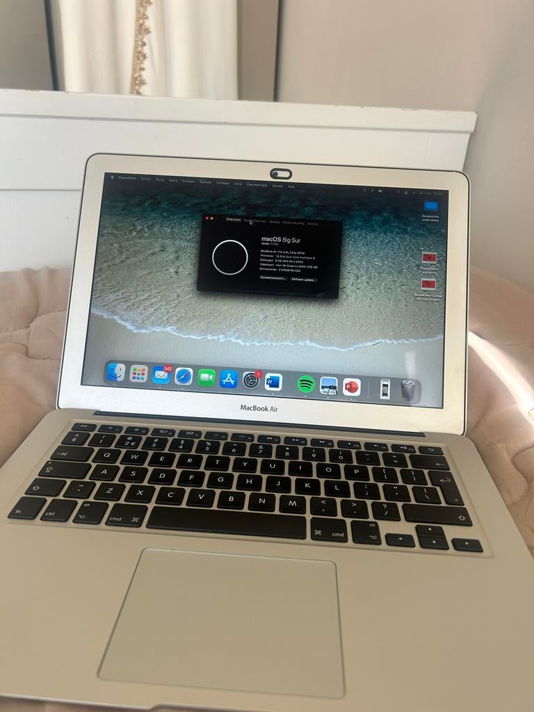 Macbook air, 8 GB, 13 inch, Minder dan 2 Ghz, Refurbished